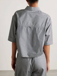 Maria Mcmanus - Crop Oversized Short Sleeve Shirt