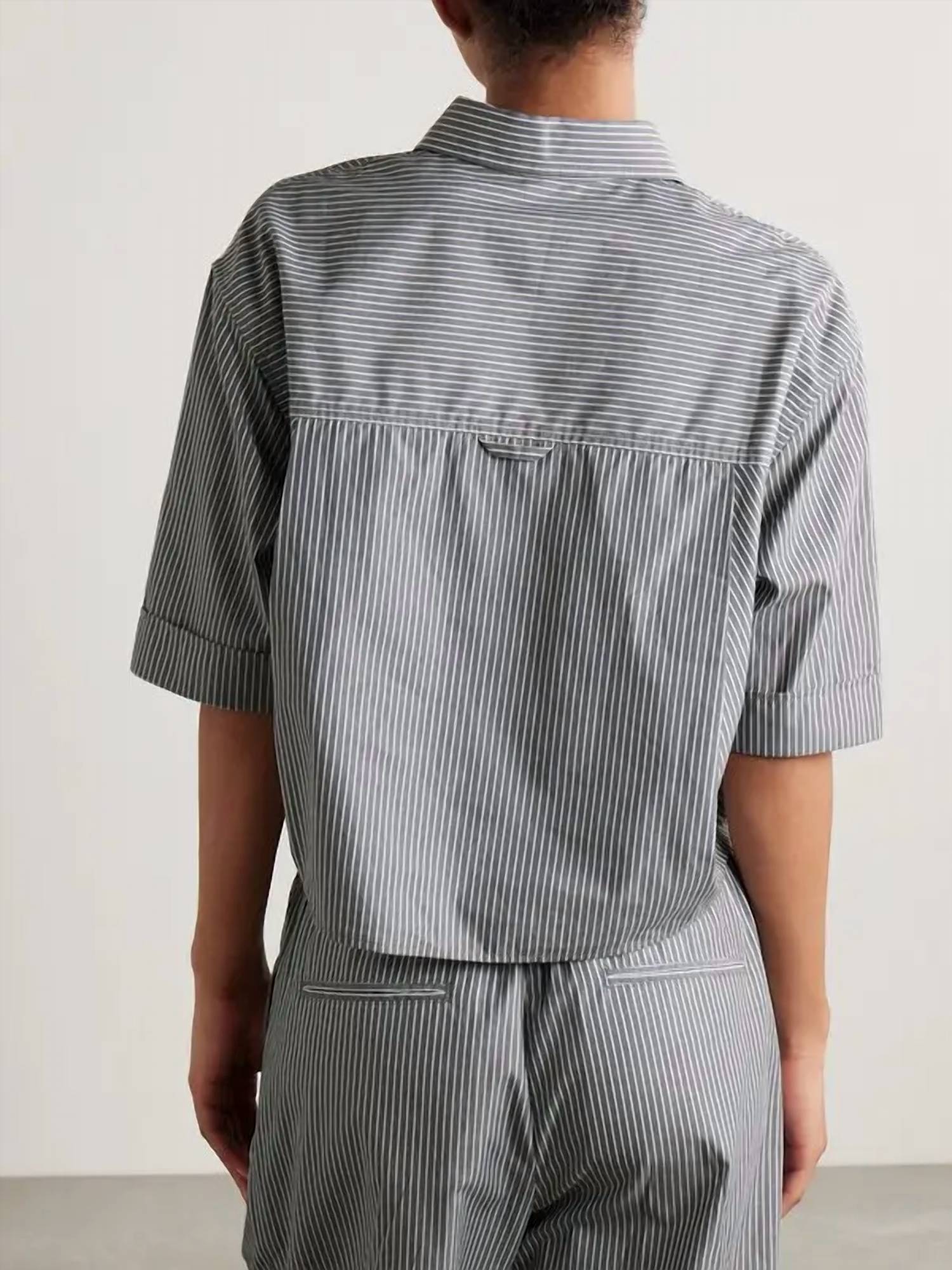 Maria Mcmanus - Crop Oversized Short Sleeve Shirt