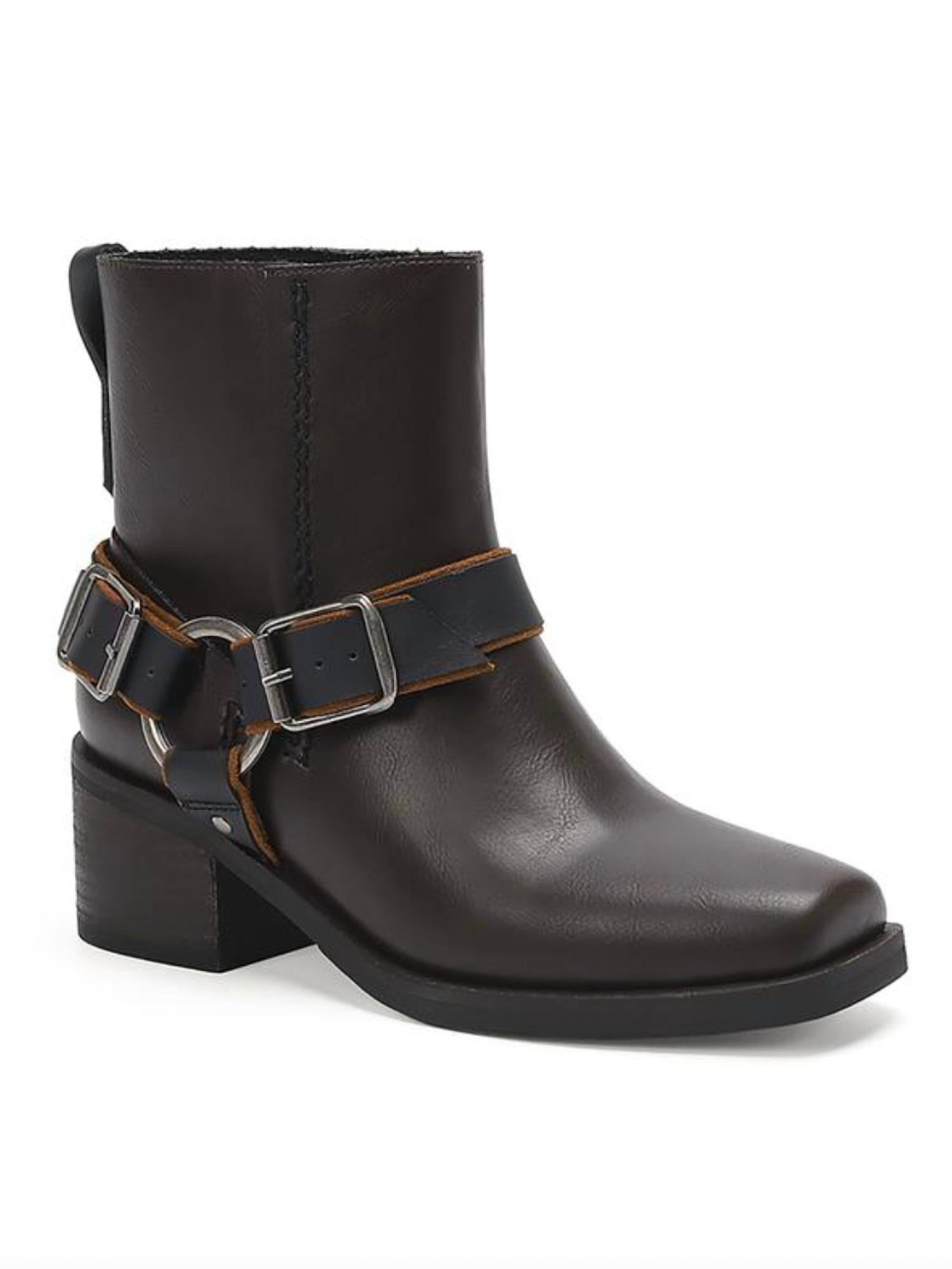 Beast Fashion - Women's Moto Ankle Boots