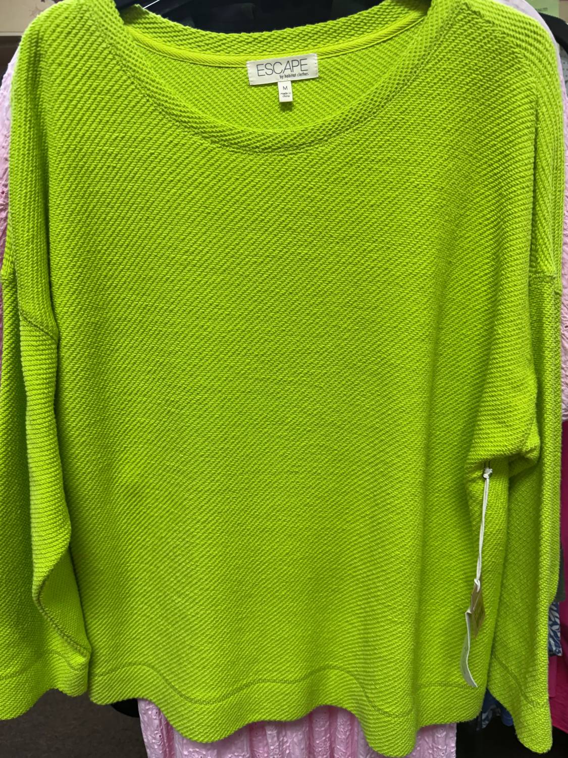 ESCAPE BY HABITAT Cool Breeze Terry Pullover in daiquiri - women's sweater - view 4