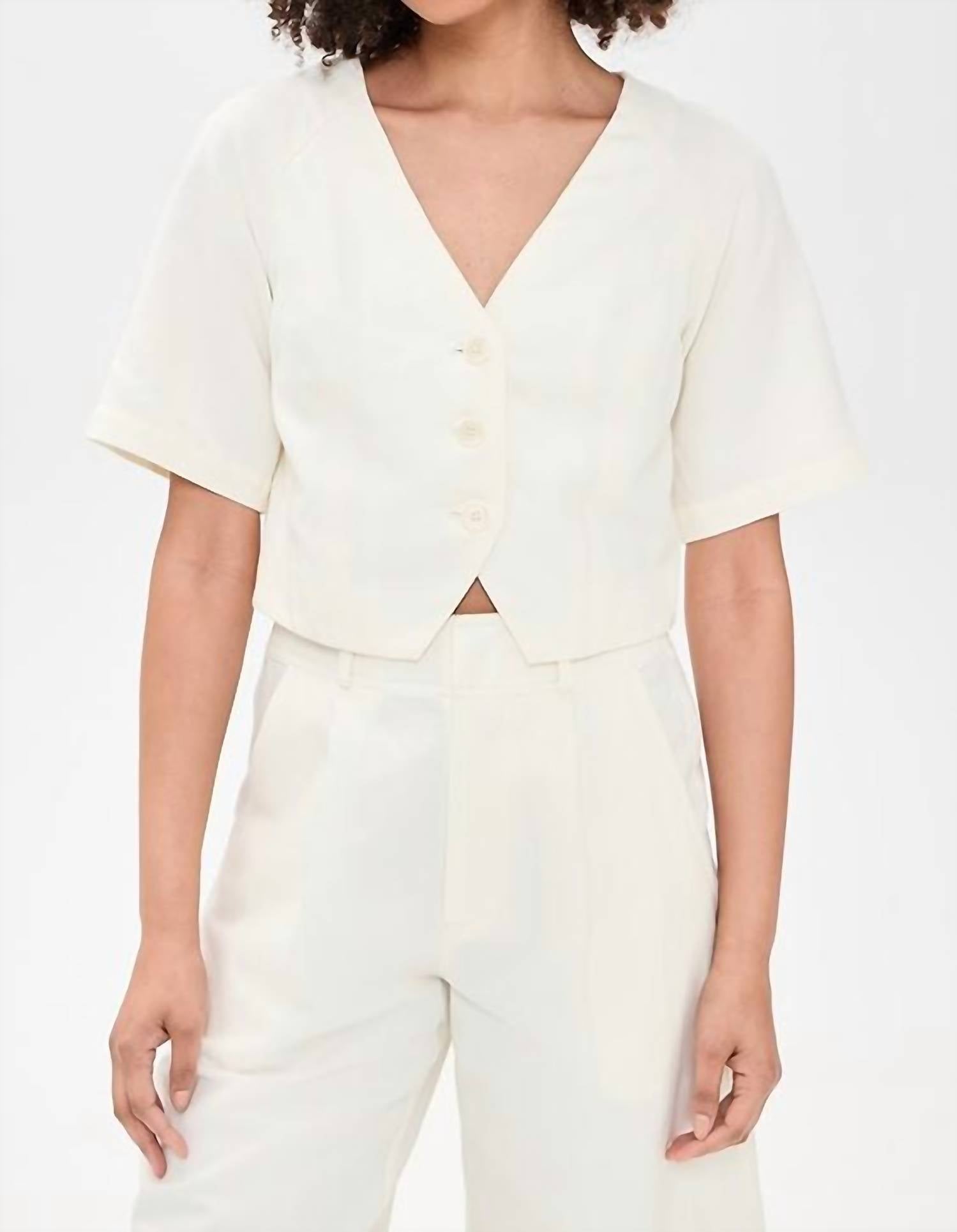 Apiece Apart - Lia Crop Blouse