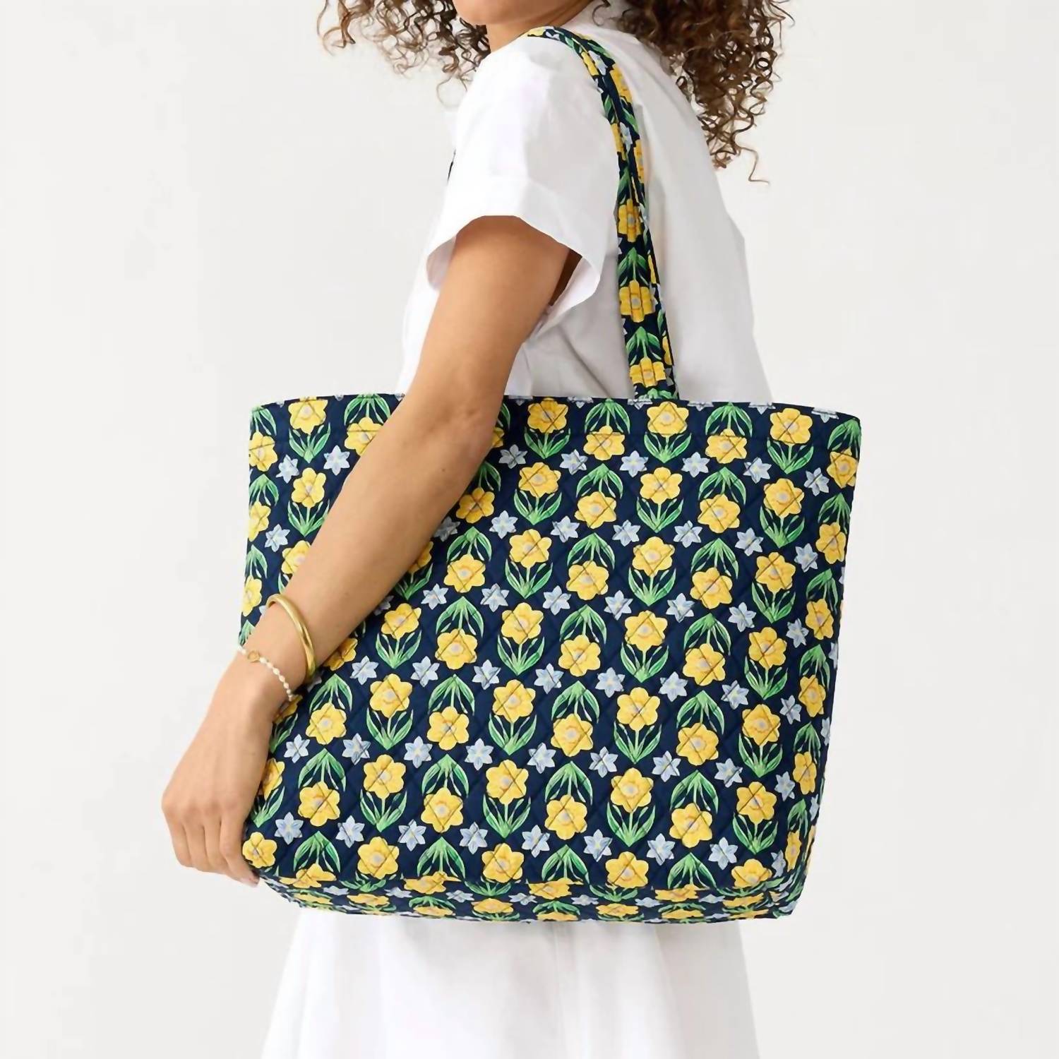 Vera Bradley - Women's Premium Cotton Original Zip Tote Bag