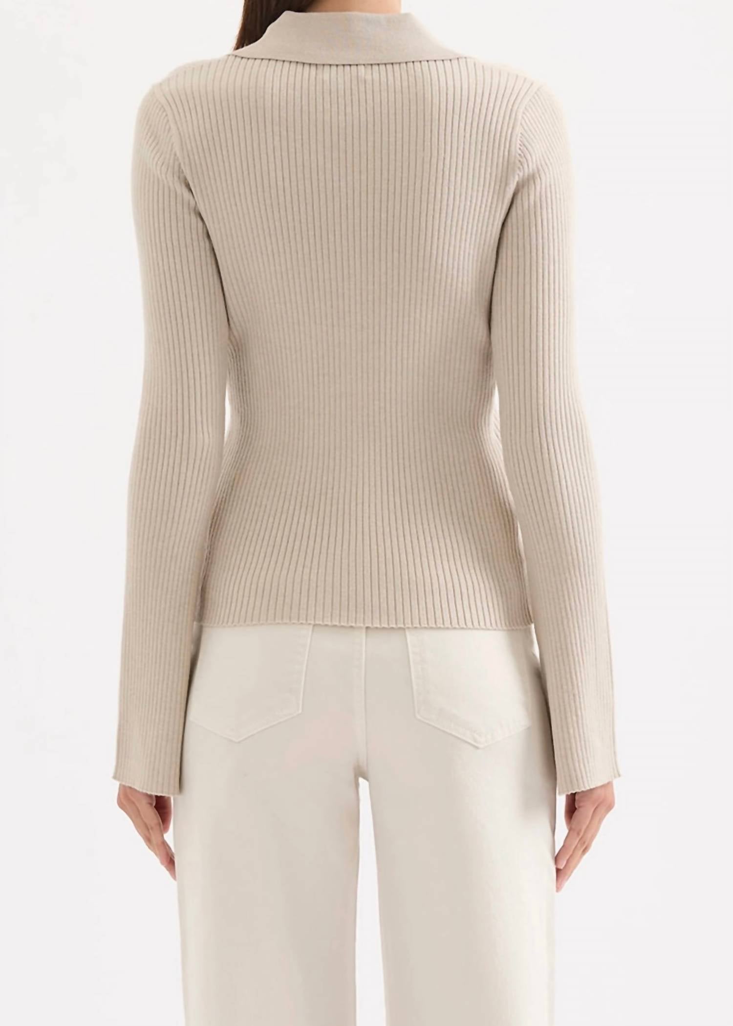Nude Lucy - Betina Zip Front Knit Cardigan