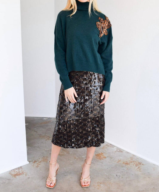Never A Wallflower - Daisy Sequin Skirt