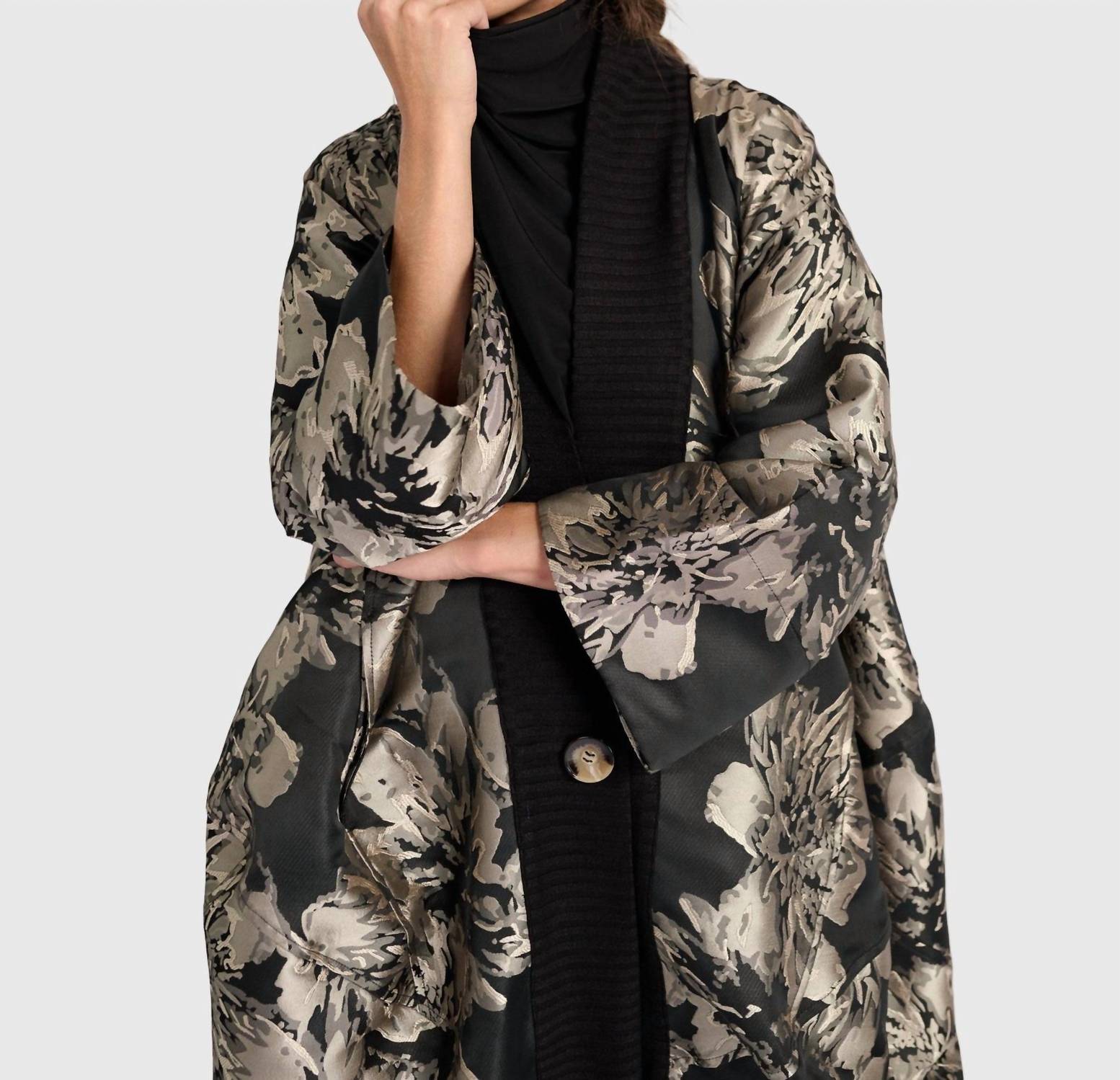 ALEMBIKA Eventide Brocade Jacket in floral - women's jacket - view 4