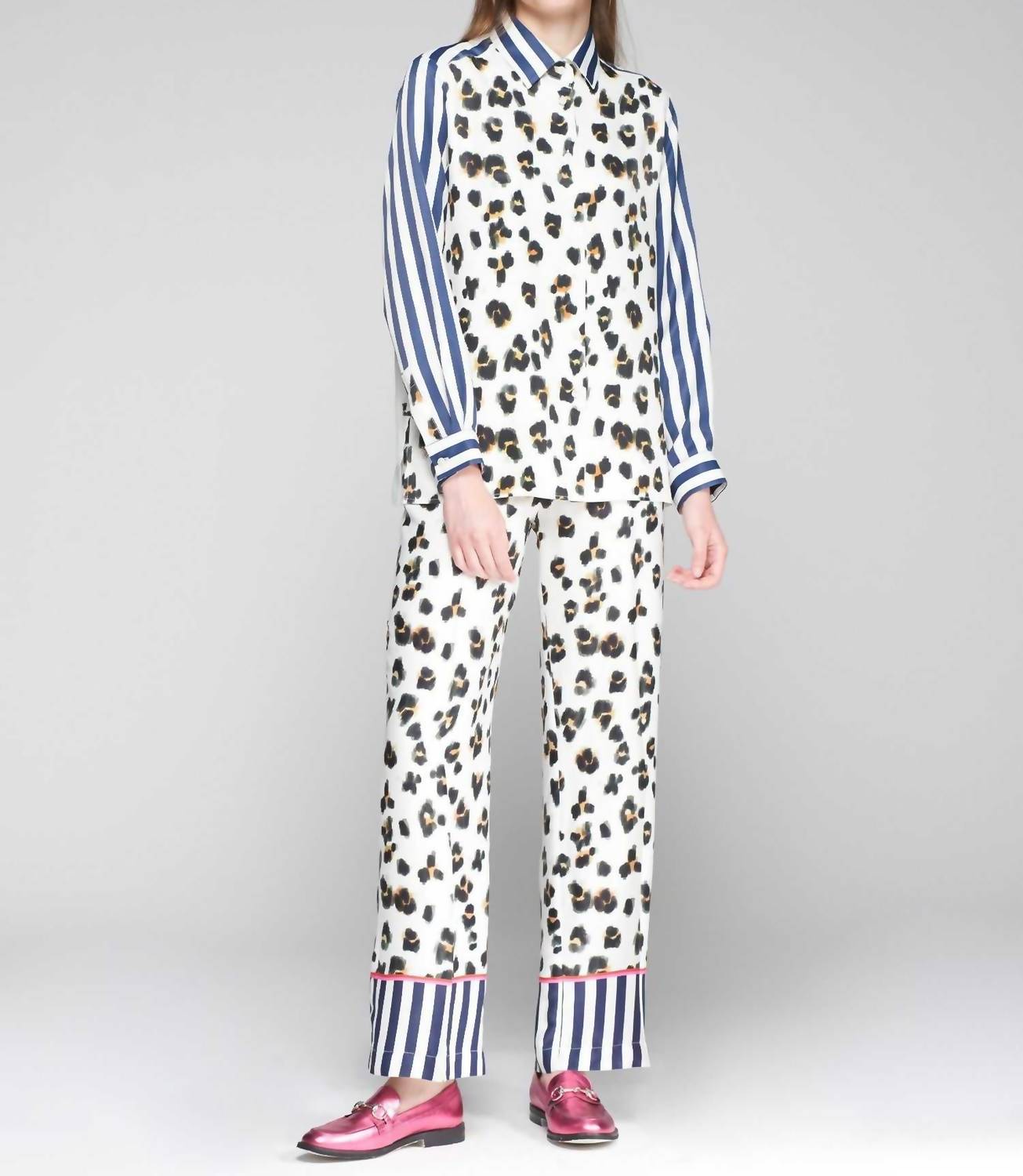 Vilagallo - Elena Leopard Pants
