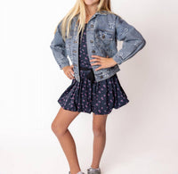 Theme - Lola Satin Smocked Dress
