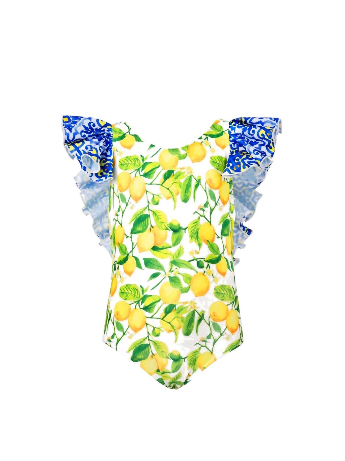 Lia Sahara - Girl's Ruffled One Piece Swimsuit