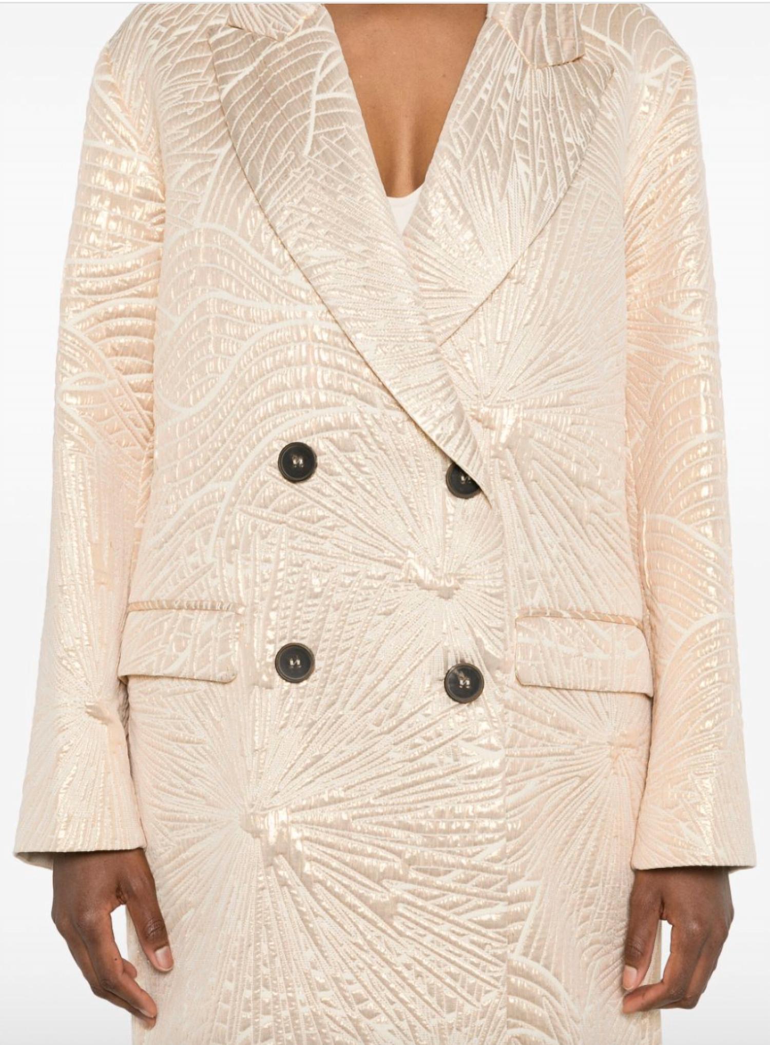 Forte Forte - Golden Sunrise Jacquard Coat