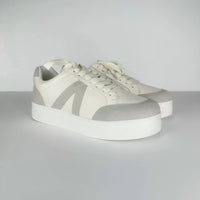 Mia Shoes - Women's Faux Leather Platform Sneakers