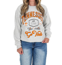 Livylu - Women's Tennessee Vols Patches Thrifted Sweatshirt