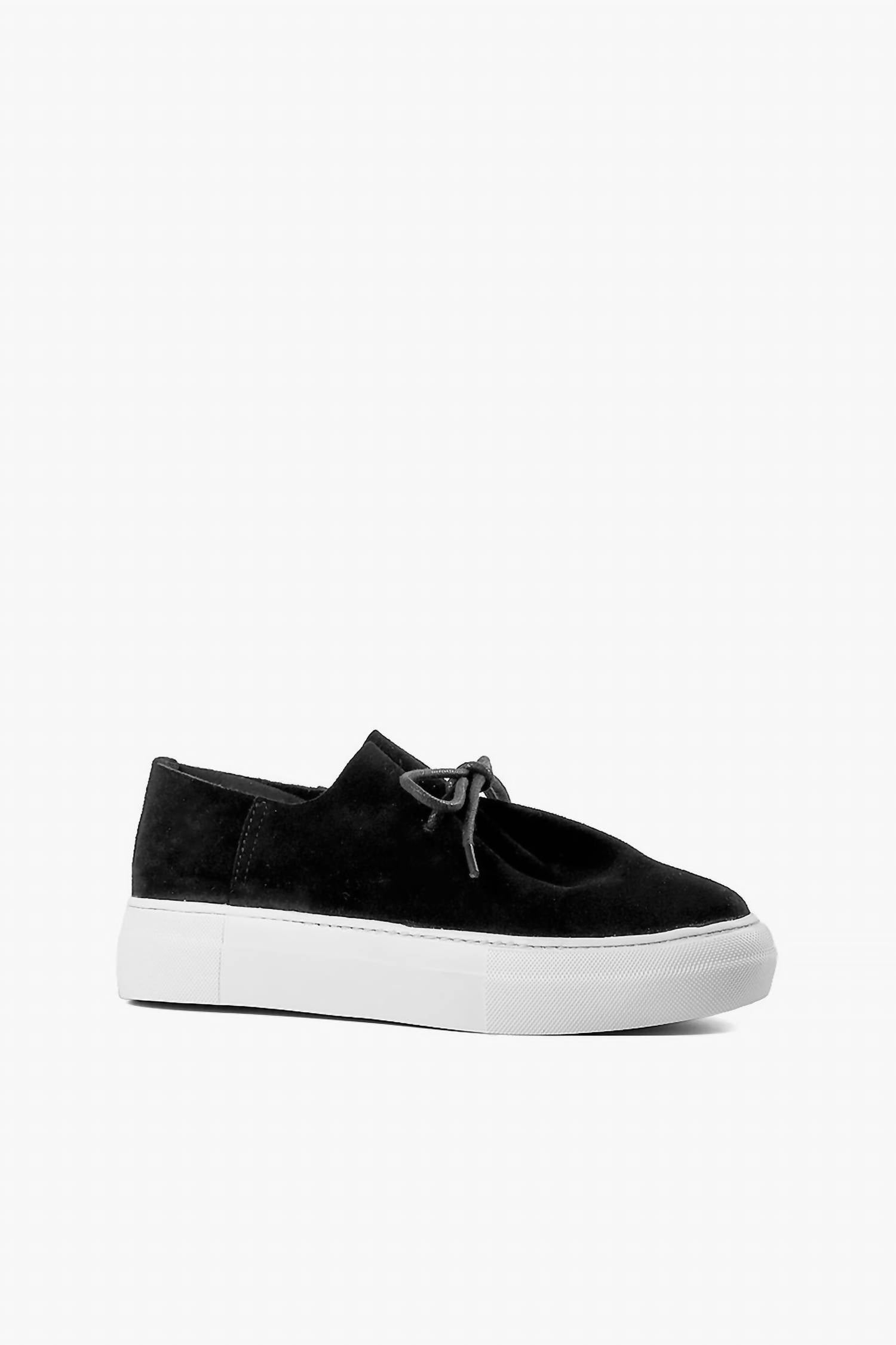 All Black - Women's Gathered Sneak Slip On Shoes