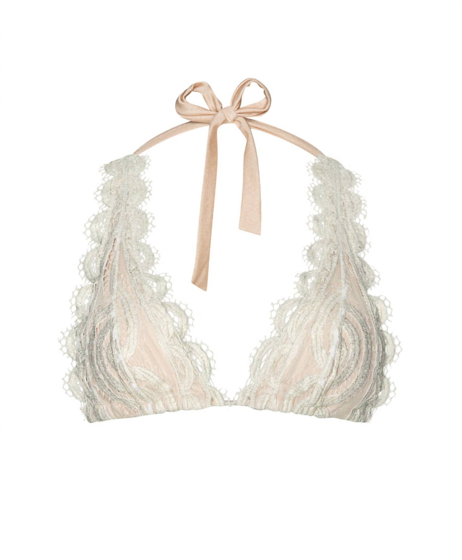 Pq Swim - Lace Halter Bikini Top