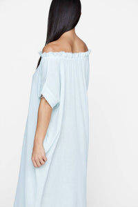 MIKOH Mirakami Off The Shoulder Maxi Dress in moonstone - women's dress - view 4