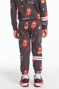 Chaser - Boy's Tongue Logo Stars Pants