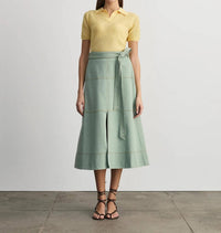 Tanya Taylor - Hudley Denim Midi Skirt