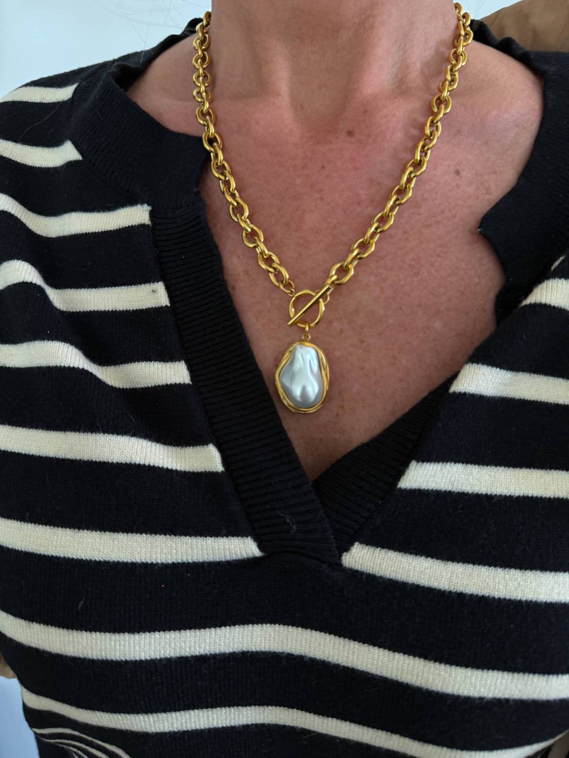 Chansuttpearls - Women's Pearl Drop Necklace