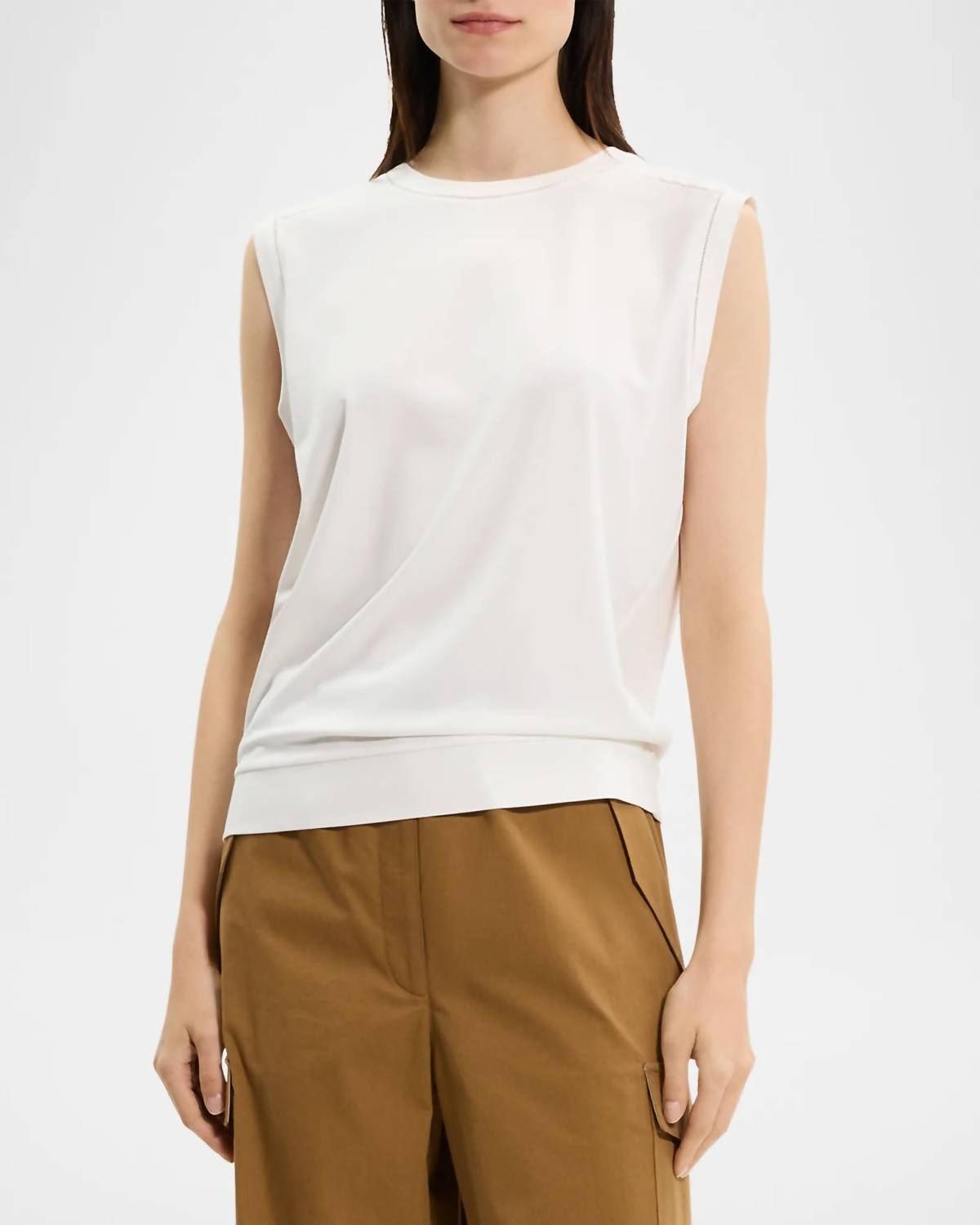 Theory - Open Trim Muscle Tee
