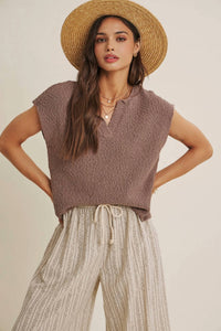 In February - Slub Sweater Top