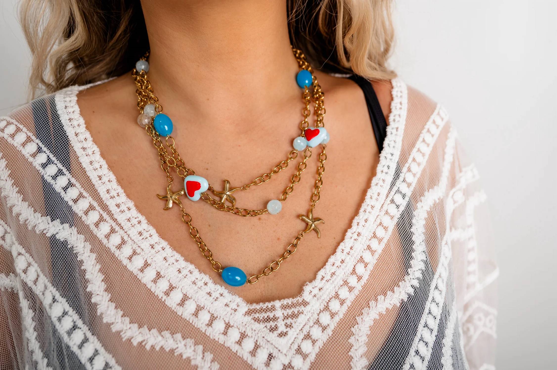 Treasure Jewels - Women's Seaside Sweetheart Necklace