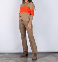 Vilagallo - Pullover Color Block Sweater