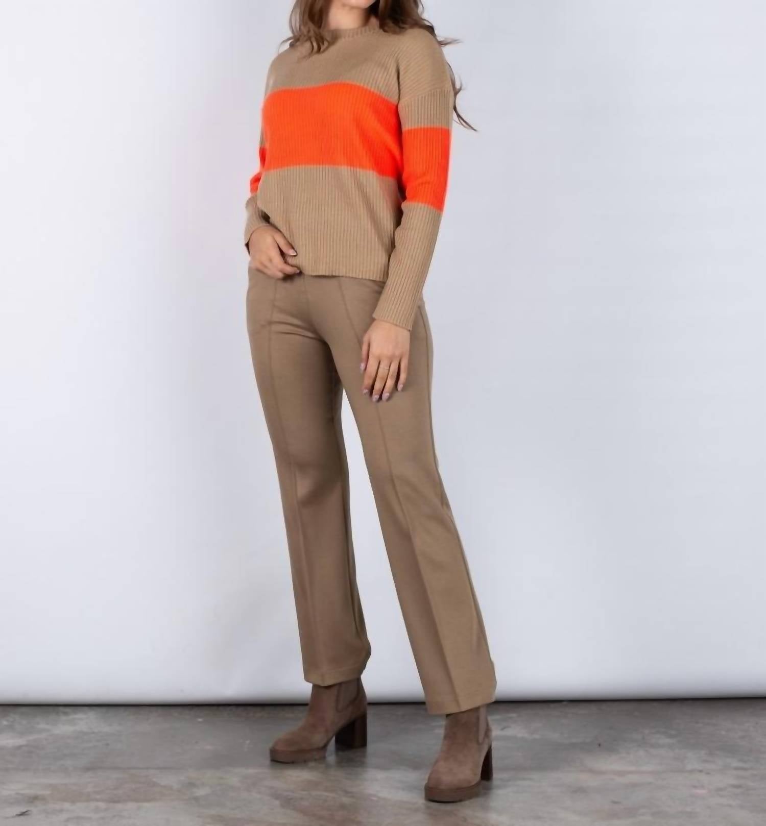 Vilagallo - Pullover Color Block Sweater