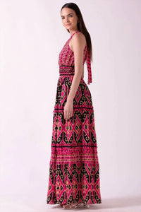 Ash & Eden - Larysa Ruffled Tiered Dress
