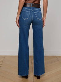 L'Agence - Women's Gage Gwenna Ultra High Rise Wide Leg Flare Jean