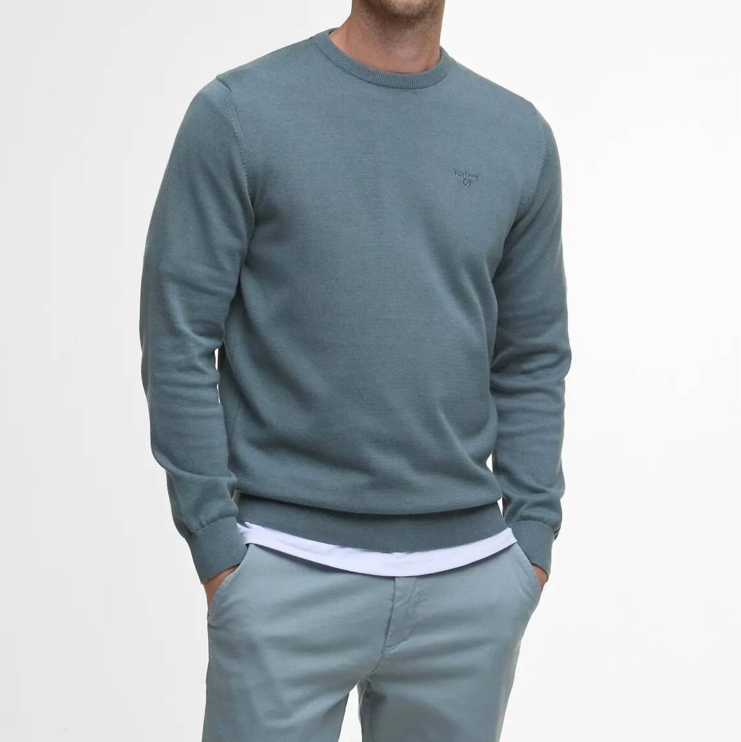 Barbour - Pima Cotton Crew Neck Sweater