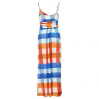 Mara Hoffman - Wrap-effect Plaid Checked Tencel Maxi Dress
