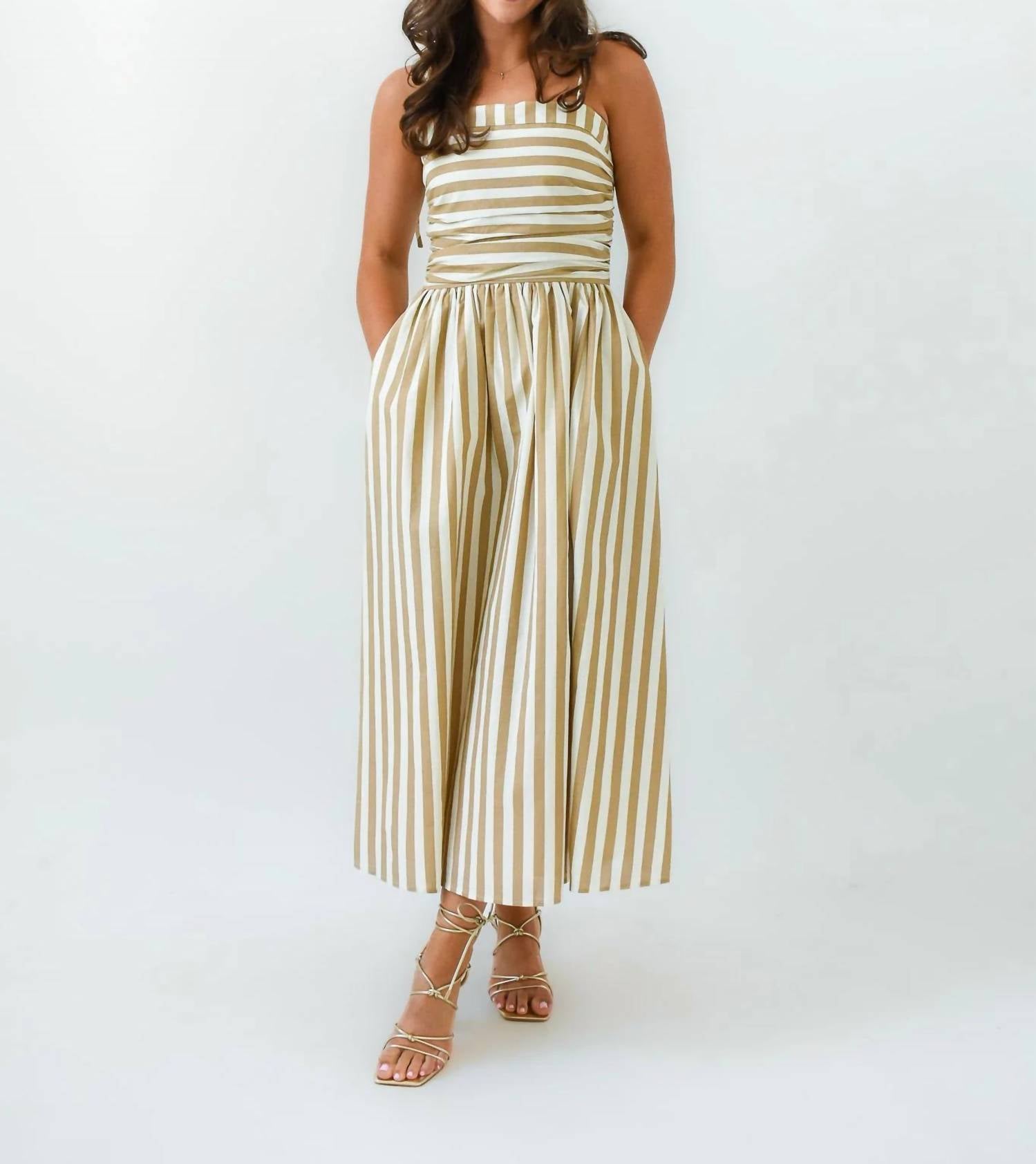 Sugarlips - Evelina Ruched Midi Dress