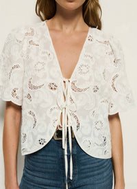 Nation Ltd - Rosalyn Tie Front Top