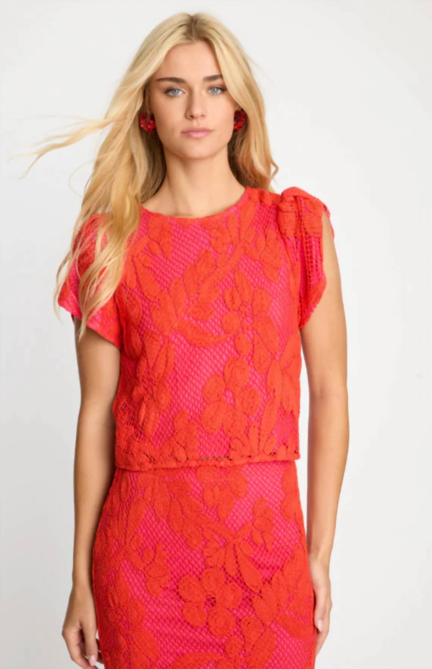 Caballero - Judy Cap Sleeve Top