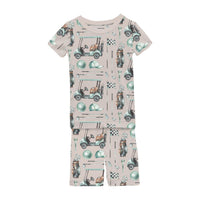 Kickee - Kids' Short Sleeve Pajama Set With Shorts