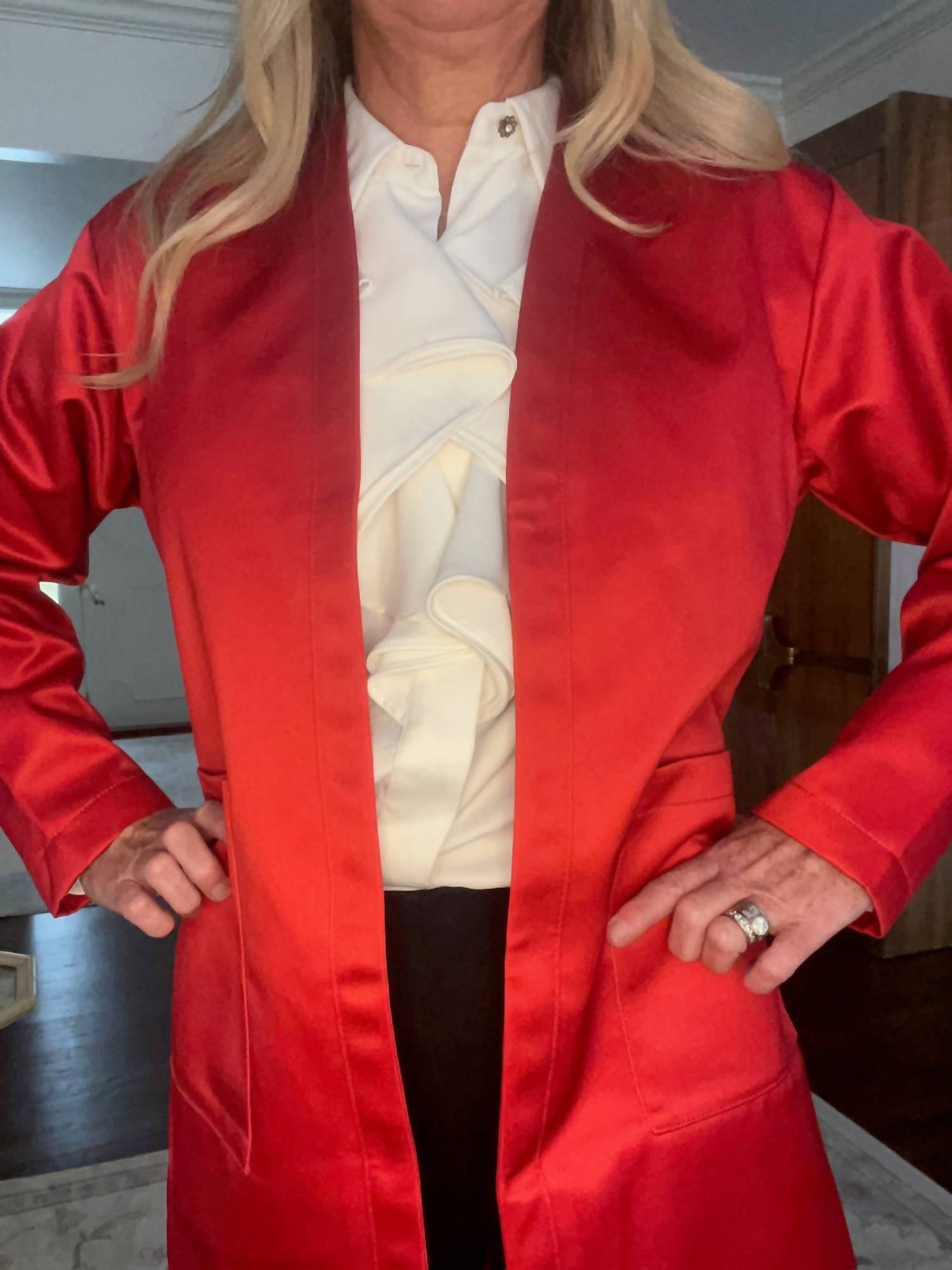 Pretty Rugged - Prada Satin Jacket