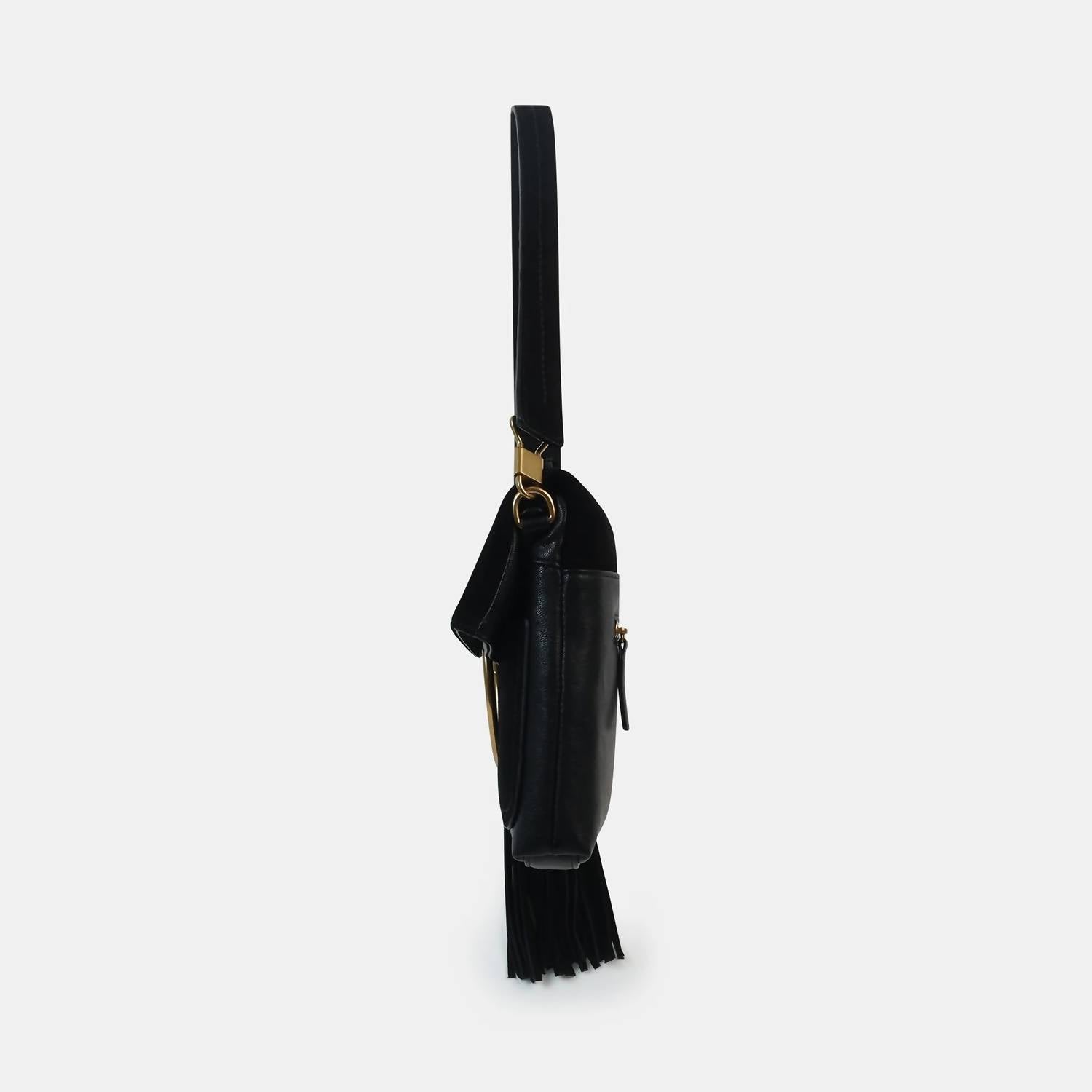 Dolce Vita Women's Delilah Handbag in black - women's bag - detail view