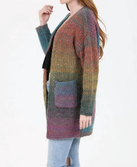 Angie - Sunset Ombre Soft Cardigan