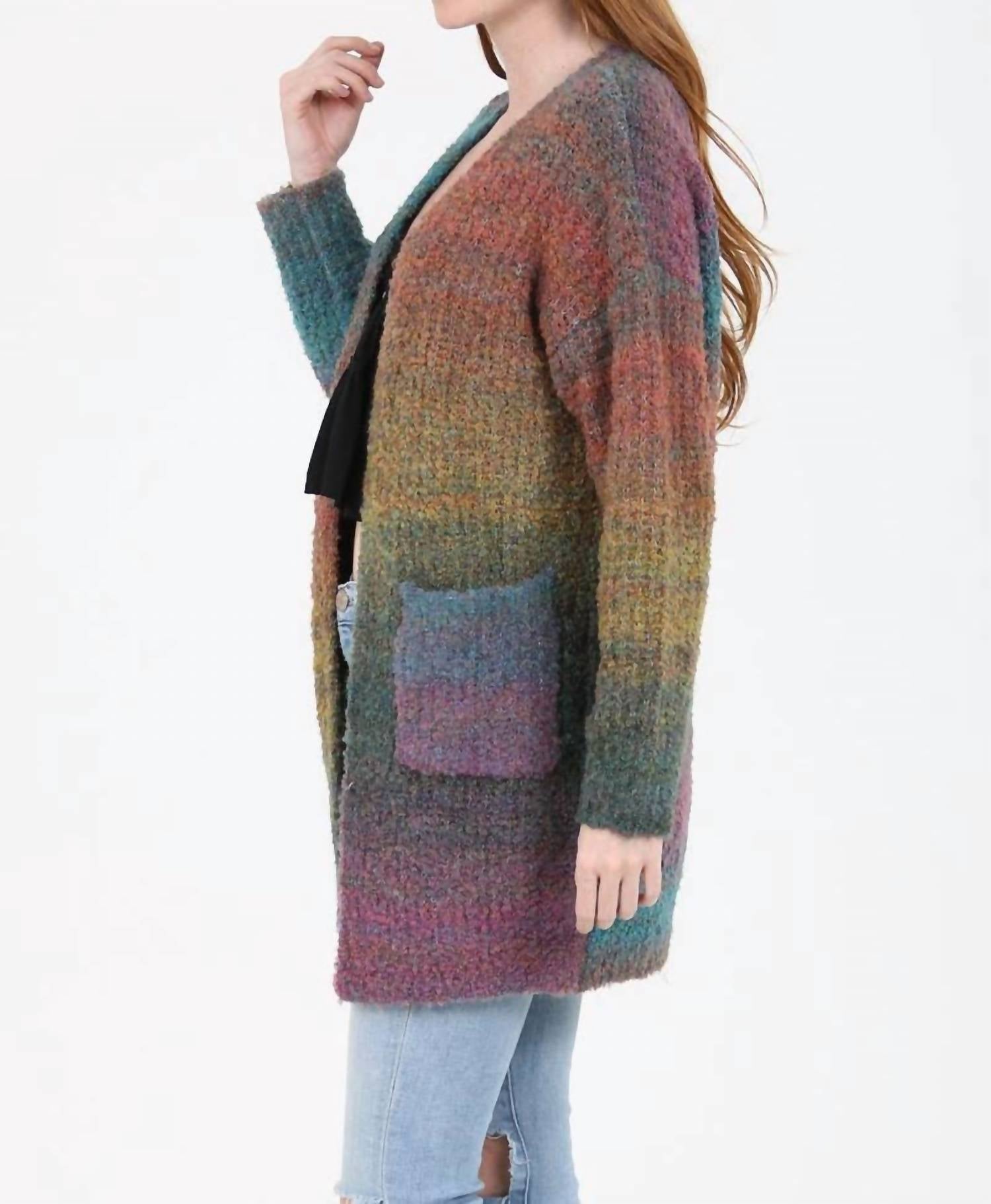 Angie - Sunset Ombre Soft Cardigan