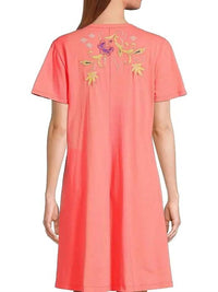 Johnny Was - FLUTTER SLEEVE HENLEY DRESS CALISTA
