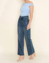 Fore - Callista High Waist Wide Leg Jeans