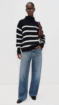 Alex Mill - Nottinghill Striped Turtleneck Sweater