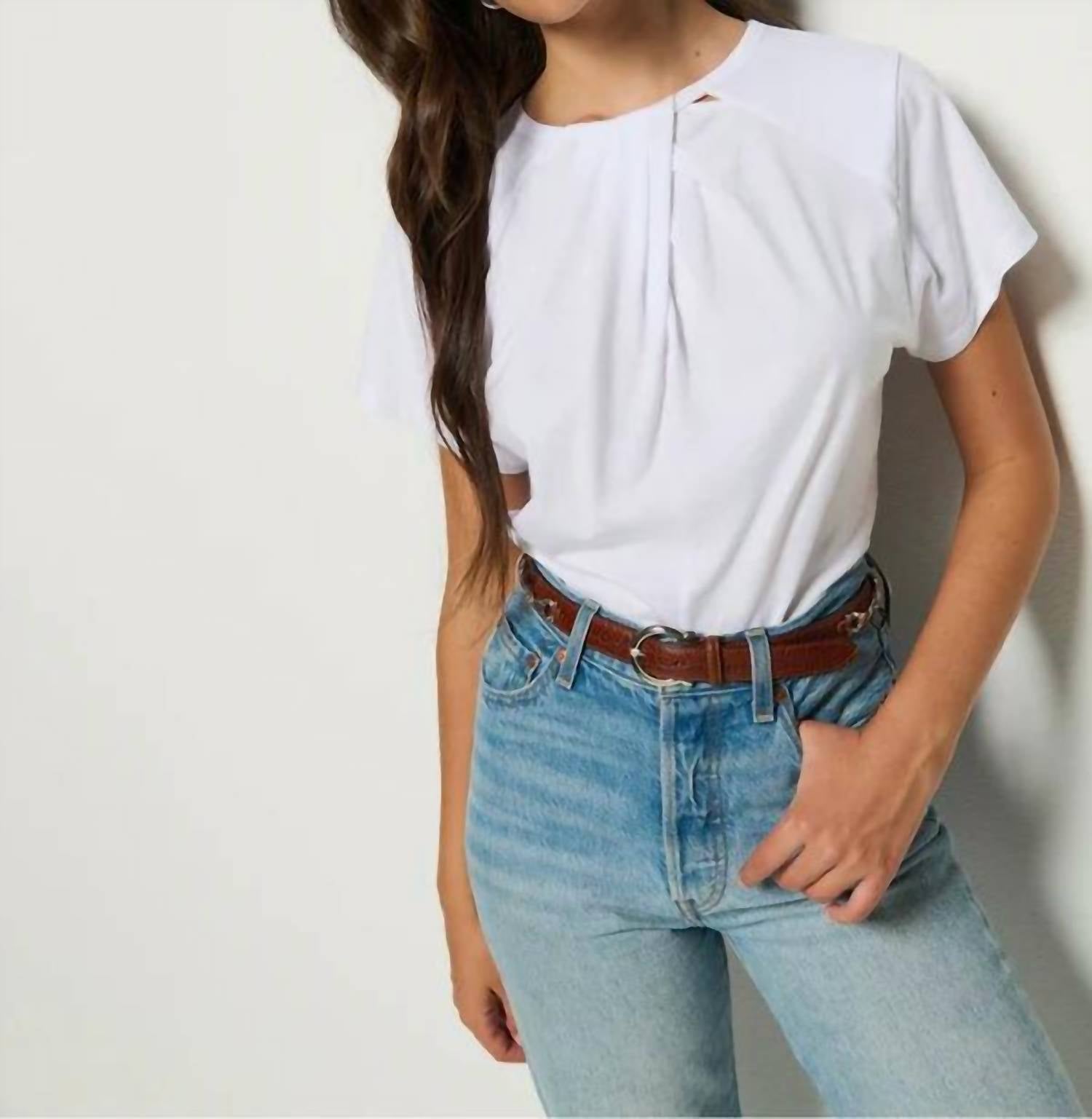 Nation Ltd - Salonie Pleated Tee