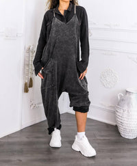 Surelymine - Relaxed Fit Pocket Overalls