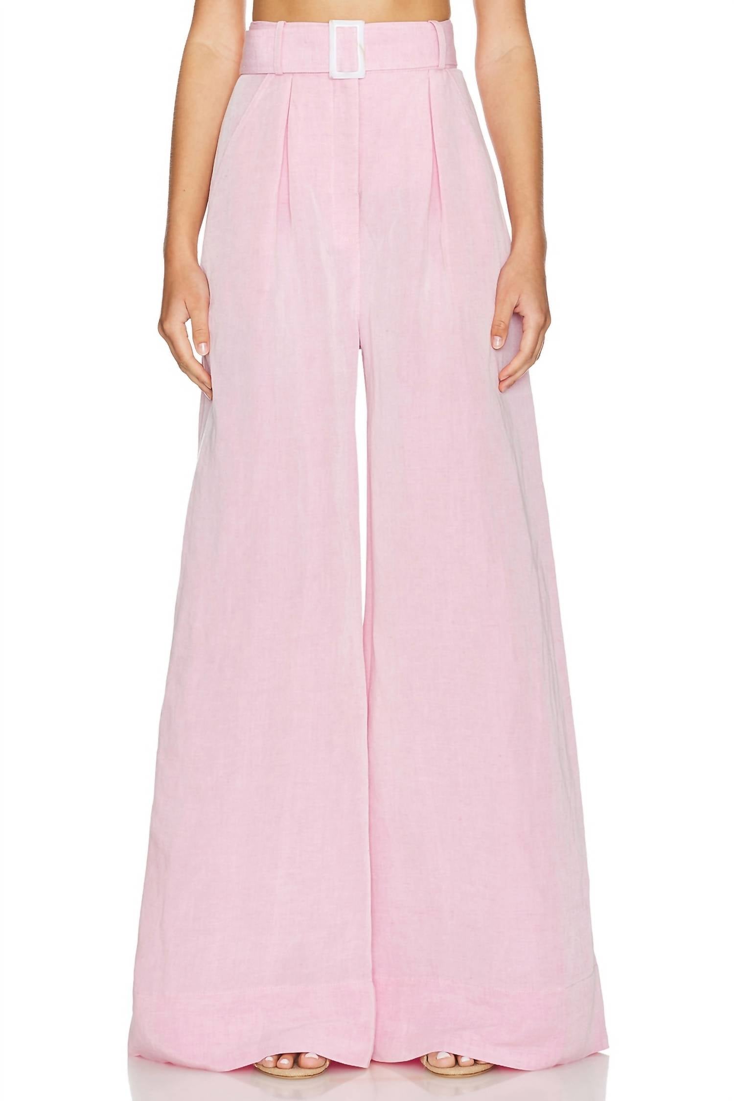 Matthew Bruch - Wide Leg Pleated Pant