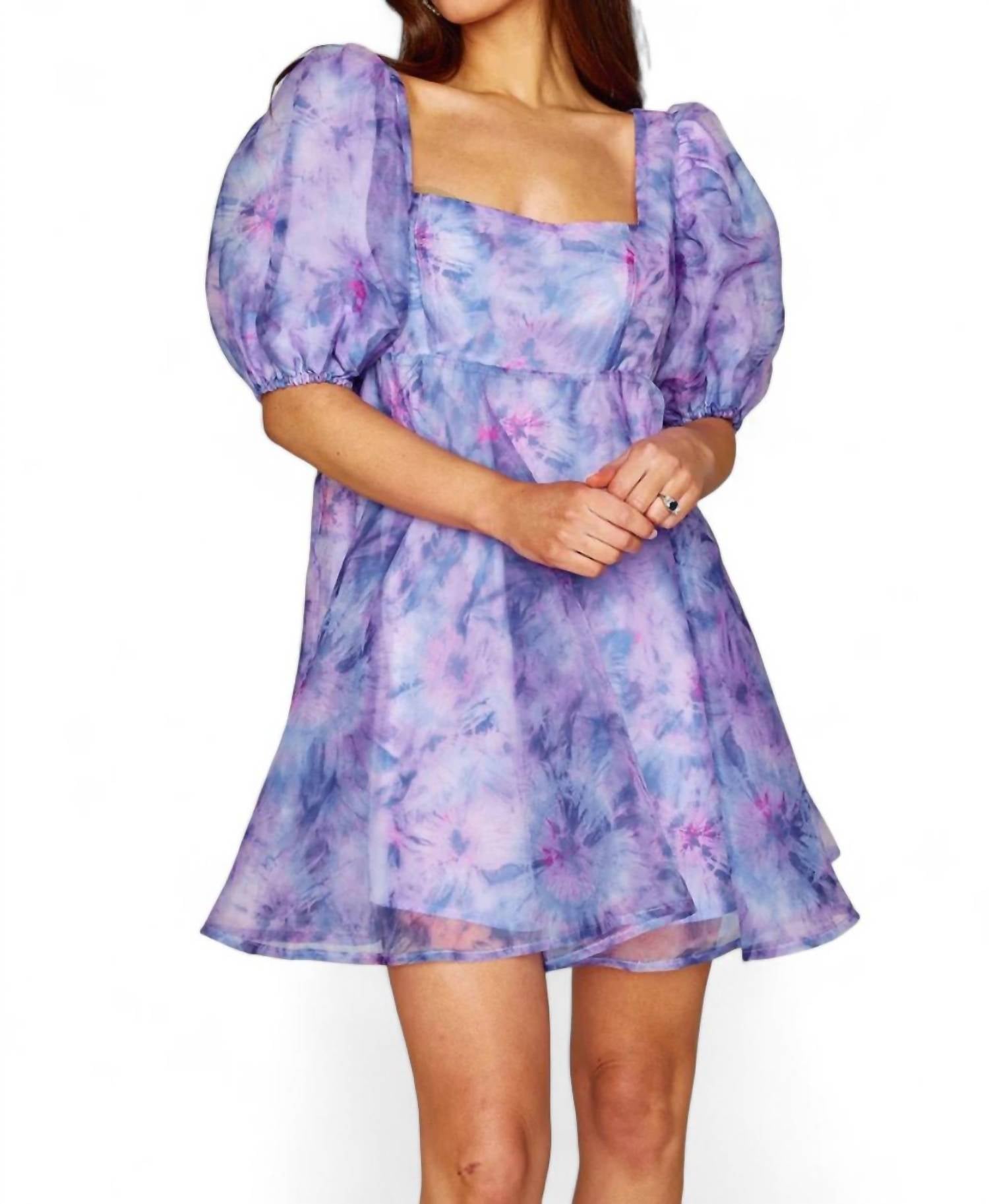 BUDDYLOVE Lyla Puff Sleeve Baby Doll Dress - women's dress