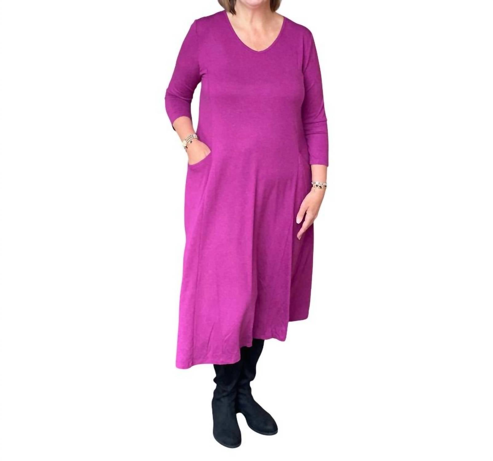 Kozan - Amanda V Neck Midi Dress