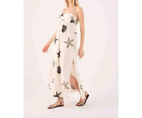 Dress To - Cropped Linen Maxi Dress