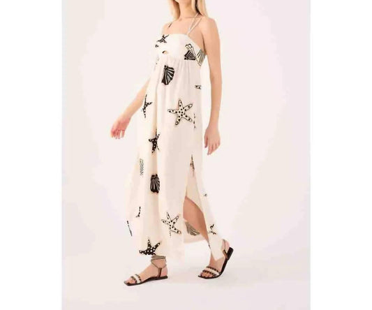 Dress To - Cropped Linen Maxi Dress