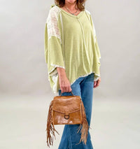 Pol - Breezy Hoodie with Lace