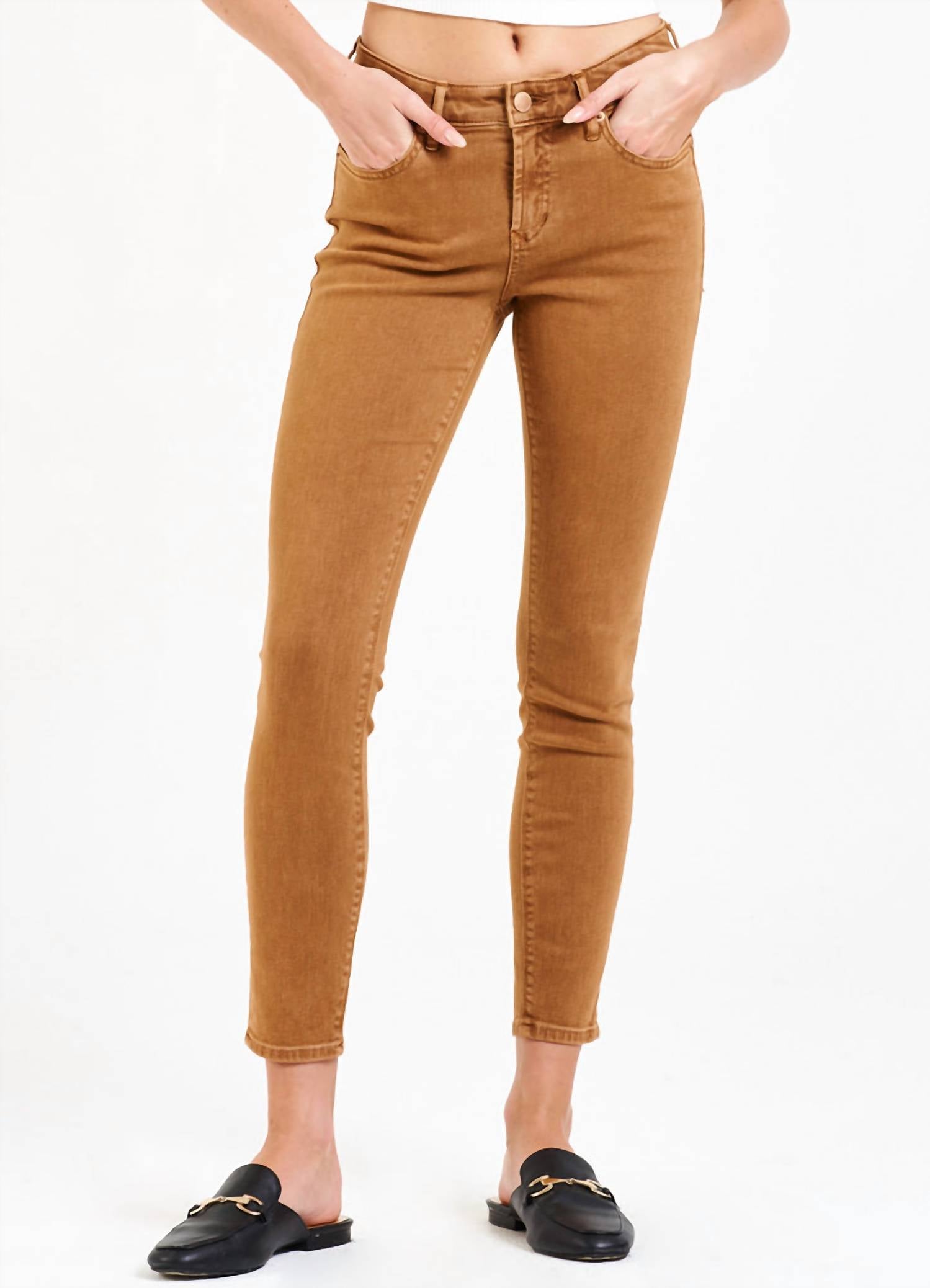 DEAR JOHN DENIM Gisele Skinny Leg Jeans in butterscotch - women's jeans